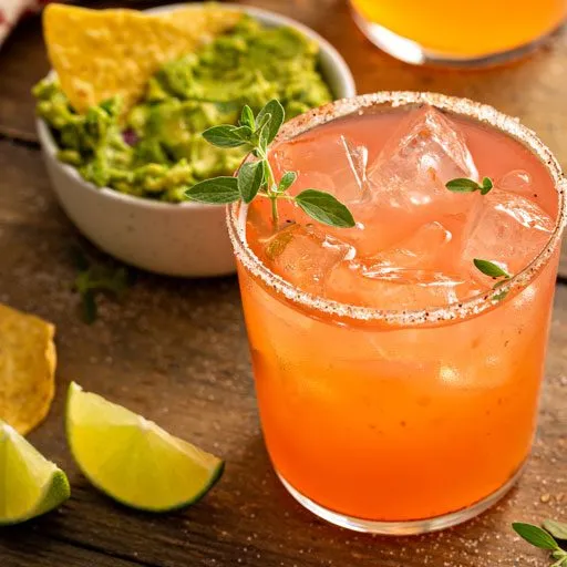 Marguerita com guacamole